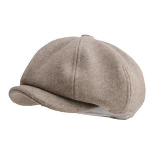 儿童秋冬款毛呢蓓蕾帽男宝八角报童帽女童韩版洋气百搭画家贝雷帽