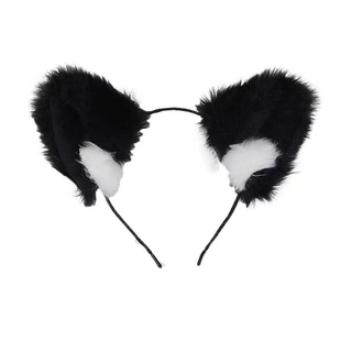 (发箍+眼罩+项圈)猫耳朵铃铛头箍性感狐狸发卡女蕾丝眼罩可爱发饰