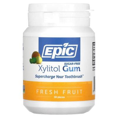Epic Dental,木糖醇口香糖，无糖，薄荷，50片