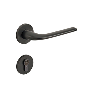 汇泰龙卧室房门锁简约家用房间实木门把手通用型机械静音门锁103