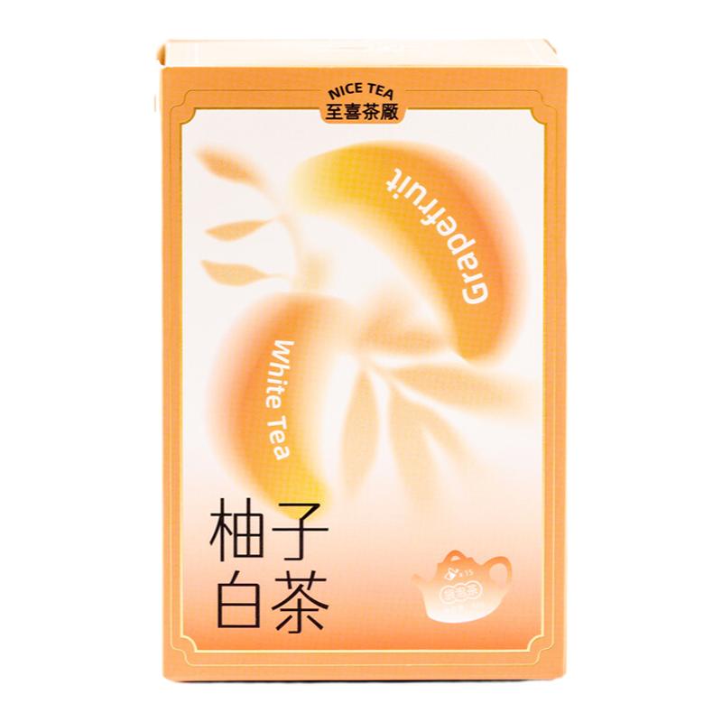 至喜茶厂柚子白茶花果茶袋泡茶