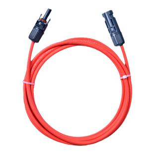 太阳能光伏延长线4平方MC4连接器公母6平方2.5直流专用光伏板电缆