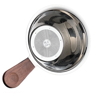 功夫茶具食品级304不锈钢茶漏细密过滤网茶渣茶隔器搭配玻璃公杯