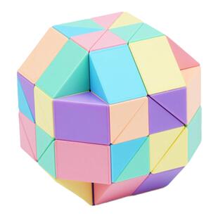 魔域马卡龙魔尺24段36段48段60段72段幼儿园儿童益智马卡龙色魔尺