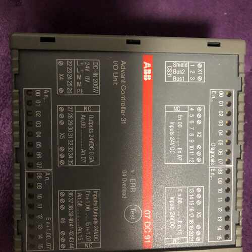 议价07DC91C / 07DC91 ABB 高宝印刷机用功能包好，底部有稍微裂