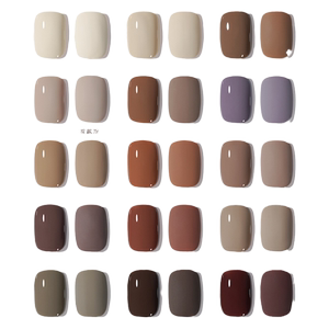 gaoy戈雅美拉德甲油胶2025年新款秋冬巧克力焦糖奶茶棕色指甲美甲