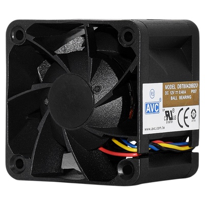 AVC暴力4028双滚珠PWM风扇4CM12V