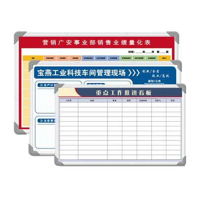 磁匠车间生产管理看硬白板支架式