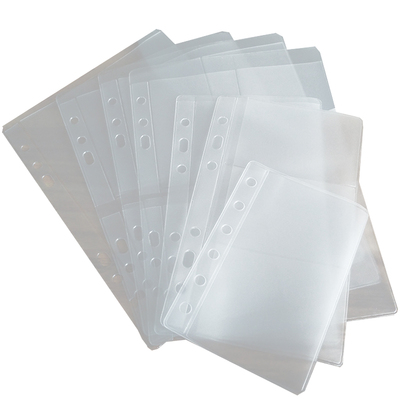 a5a6pvc六孔磨砂活页贴纸标准孔