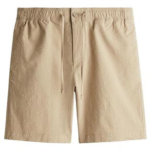 HM男装休闲裤春季泡泡纱通勤直筒宽松休闲短裤1261056