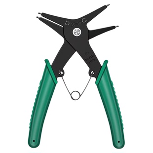 两用卡簧钳子多功能二合一内外卡环钳弹簧挡圈拆卸工具专业扩张钳