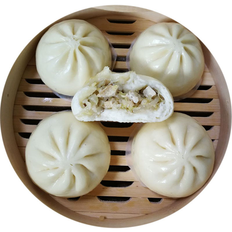 山东包子素馅粉丝包白菜豆腐包子速冻健康早餐蒸半成品速食早饭