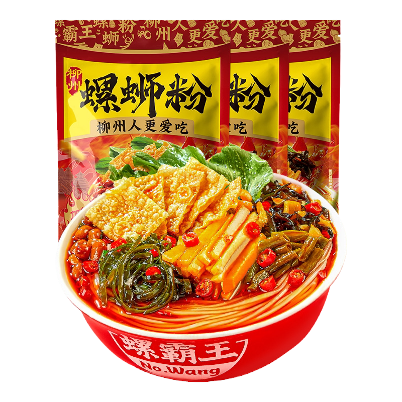 螺霸王柳州正宗螺蛳粉加辣加臭