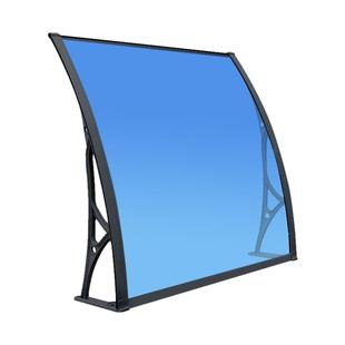 铝合金雨棚户外庭院露台窗户遮阳棚阳台家用防雨无声PC透明挡雨搭