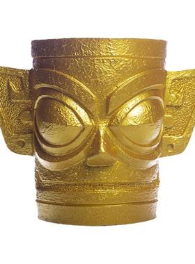 树脂多功能复古茶台收纳筒