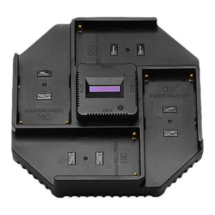 ZITAY希铁NP-F970充电器大功率四通道智能快速充电 适用索尼相机F550/F750/FM50/F990/F570供电Type C口USB-C