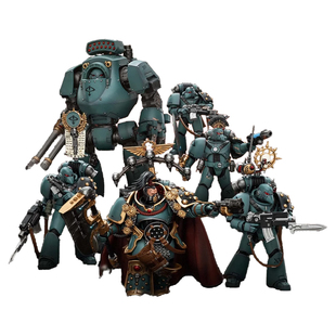 战锤40K荷鲁斯之子超可动人偶暗源机甲战棋模型玩具手办麦克法兰