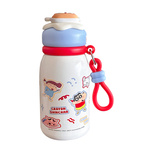 儿童保温杯蜡笔小新316L不锈钢水杯正品联名可爱卡通学生上学杯子