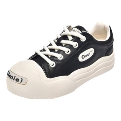 大码女鞋大丫丫百搭牛皮休闲鞋