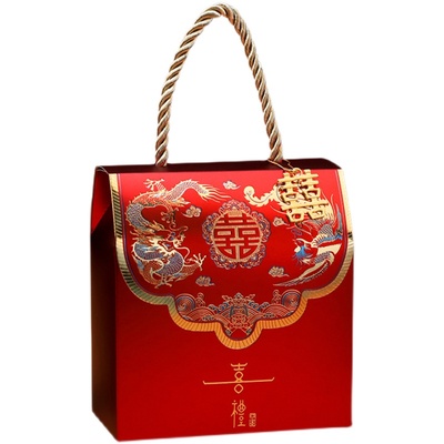 中国风结婚专用喜糖盒子定制名字