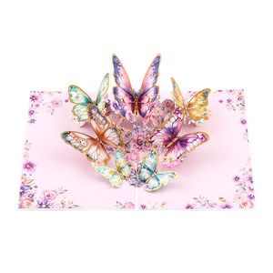 教师节贺卡送老师2026新款花束造型创意立体diy精致3d立体贺卡高级感教师节礼物毕业纪念祝福写字谢师礼卡片