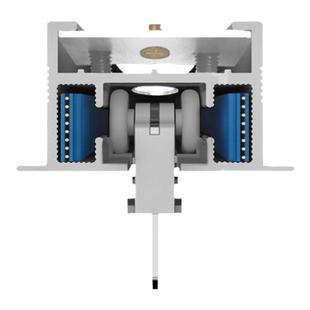 已接入米家内嵌电动窗帘轨道隐形双轨直轨弯轨隐形嵌入式电动轨道