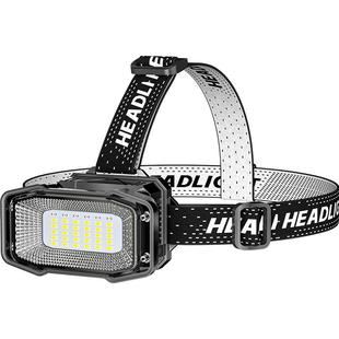 大泛光头灯强光充电超亮散光头戴式大面积工作大光斑led赶海防水