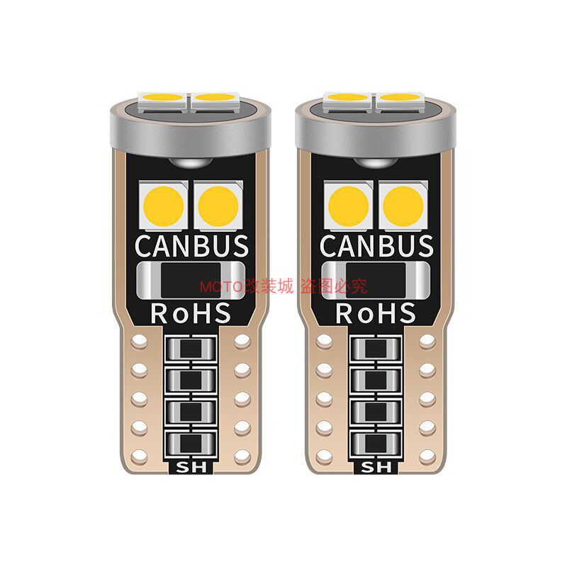 高亮度摩托车雾灯仪表T10led插泡