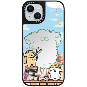 CASETiFY Maltese线条小狗 春日美好系列 园丁小狗 适用于苹果iPhone17ProMax/17Pro/Air/16ProMax手机壳