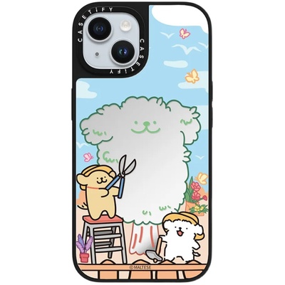 CASETiFY Maltese线条小狗 春日美好系列 园丁小狗 适用于苹果iPhone17ProMax/17Pro/Air/16ProMax手机壳