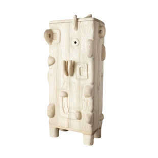 意式轻奢实木酒柜客厅设计师款立体造型创意储物柜现代艺术收纳柜