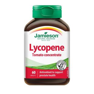 jamieson健美生进口番茄红素茄红素男性 60粒保健品蕃茄前列腺