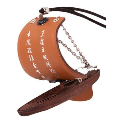 山得马臀皮帆船挂件一帆风顺