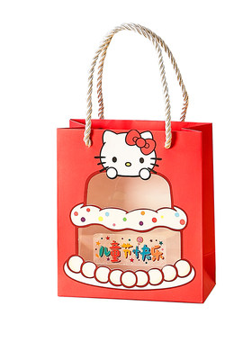 幼儿园宝宝生日儿童节礼品手提袋