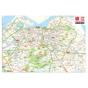 2025新版 江苏省交通旅游图 南京市街道大比例城区地图 景点路线 旅游出行参考交通详图 正版 现货