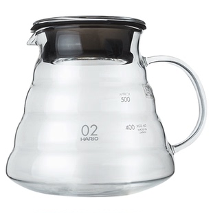 HARIO日本玻璃手冲壶咖啡云朵分享壶v60滤杯手冲咖啡壶聪明杯套装