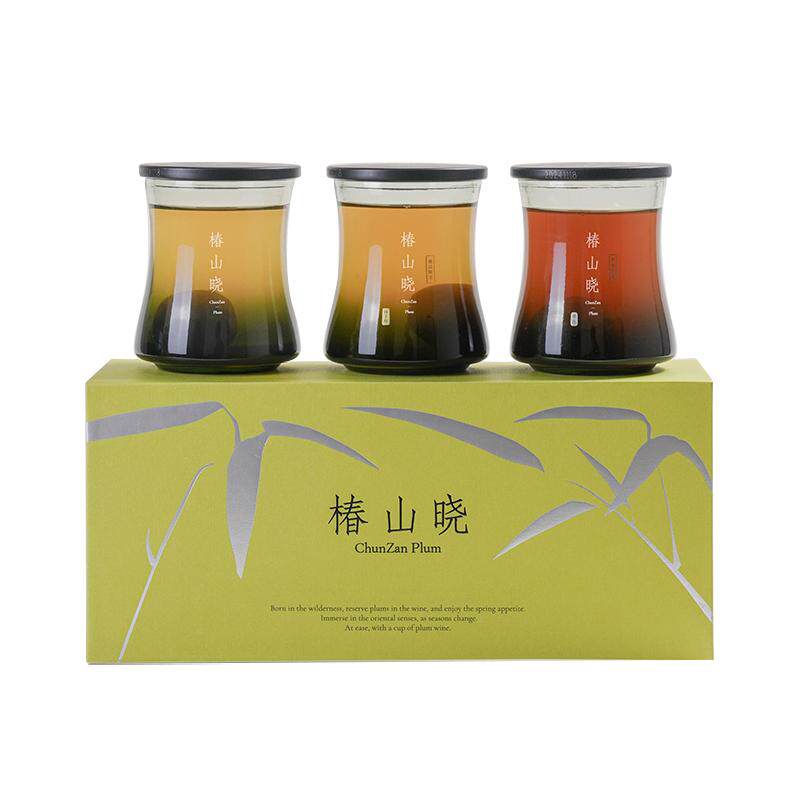 椿山晓青梅酒礼盒 多口味微醺低度果酒晚安小酒梅酒中秋伴手礼物