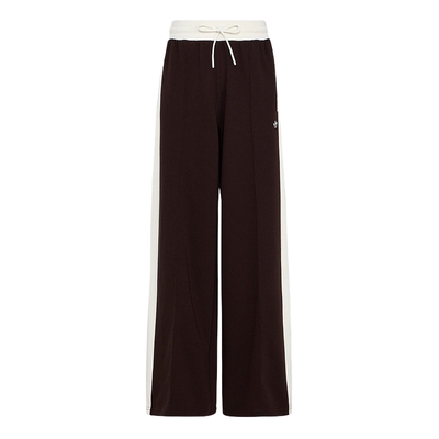 adidas阿迪达斯三叶草休闲复古运动裤2026春女针织直筒长裤KY3344