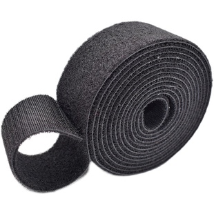 勾毛同体捆绑带背对背自粘魔术贴网线数据线机房束线捆扎带理线带