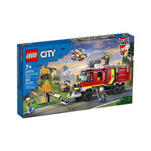 【自营】LEGO乐高城市系列60374消防指挥车益智拼装积木玩具礼物