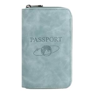 出国护照收纳包保护套防盗刷银包机票夹多功能旅行多功能防盗卡包