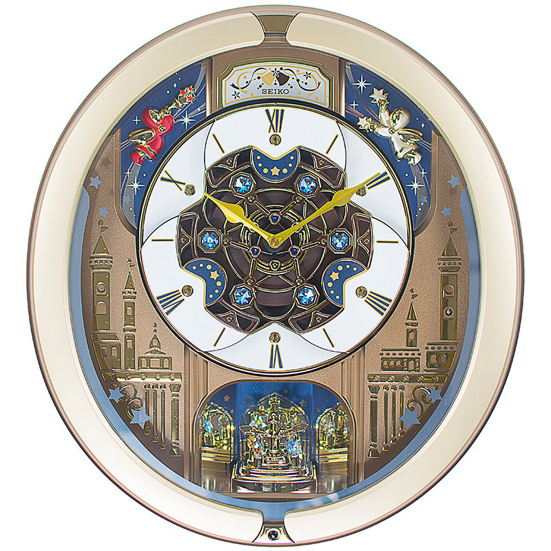 Seiko/精工欧式客厅音乐动画挂钟