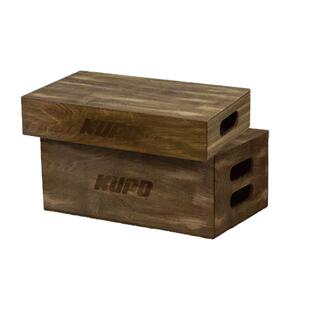 Kupo影视剧组苹果箱 Brown Stained Apple Box - Full 复古棕色摄影苹果箱4寸,8寸,4寸 & 8寸 KAB-048-BST