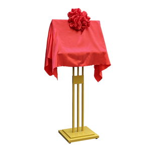 金属揭牌架立式揭牌仪式架开业活动揭幕牌广告牌展示牌匾架子支架