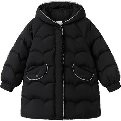 巴拉巴拉女童羽绒服中大童外套厚