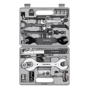 洛克兄弟自行车修车工具箱扳手补胎套装修理公路车山地车保养装备