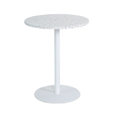 户外餐桌岩板桌子奶茶店圆桌桌椅