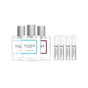 Clean克霖洁净冷棉暖棉呼吸肌肤之亲正品中性持久淡香水小样推荐