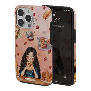 COOSKIN韩国二合一菲林圆边iPhone17高级感森林15女孩ins女生适用苹果16 Pro Max插画14plus韩国双层手机壳