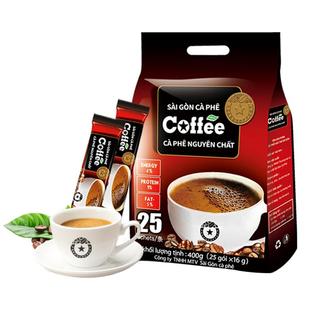 越南进口西贡三合一咖啡特浓袋装学生防困速溶原味咖啡粉保质期